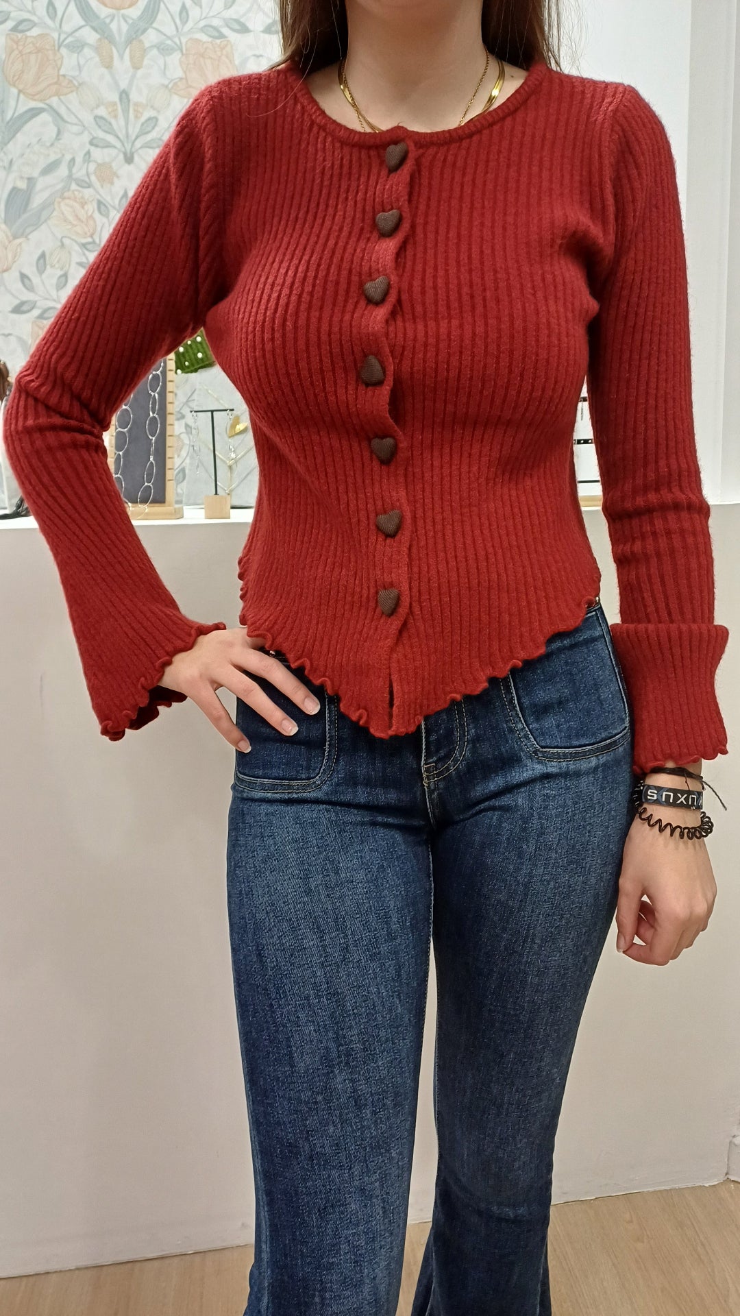 CHAQUETA BOTONES CORAZON