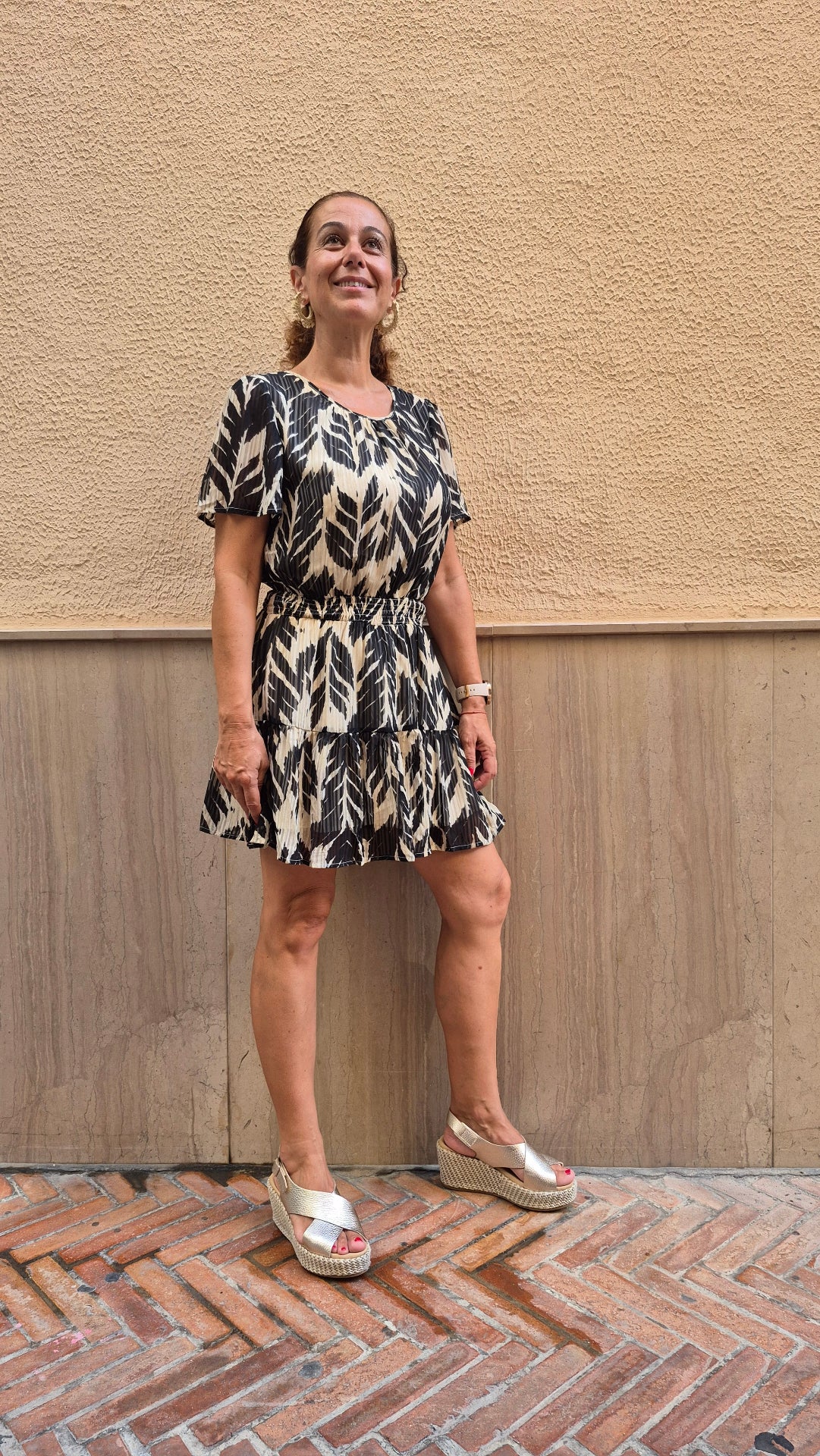 Vestido corto STRIPE