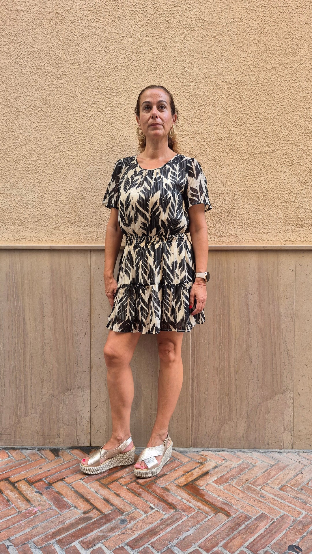 Vestido corto STRIPE