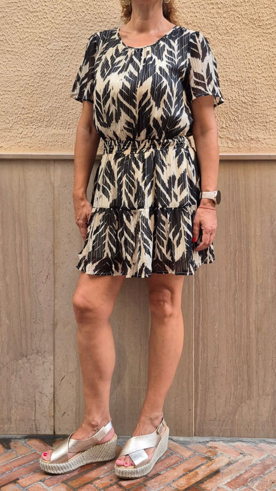Vestido corto STRIPE