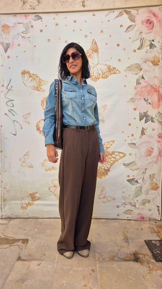PANTALON PINZAS CHOCO