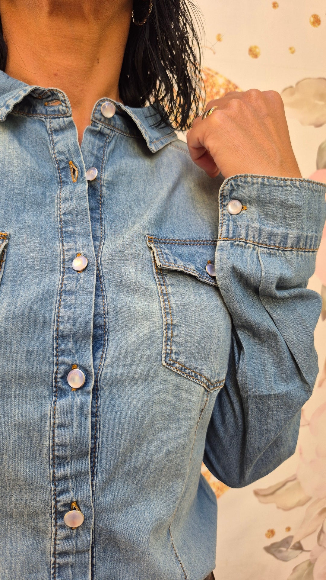 CAMISA VAQUERA DENIM