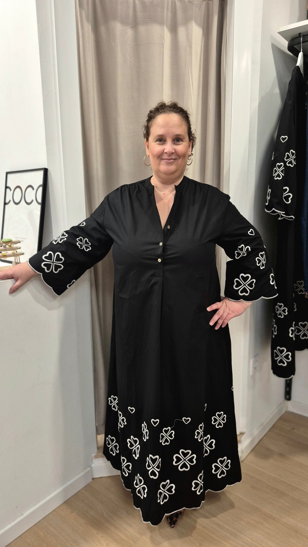 VESTIDO BORDADO CORAZONES CURVY
