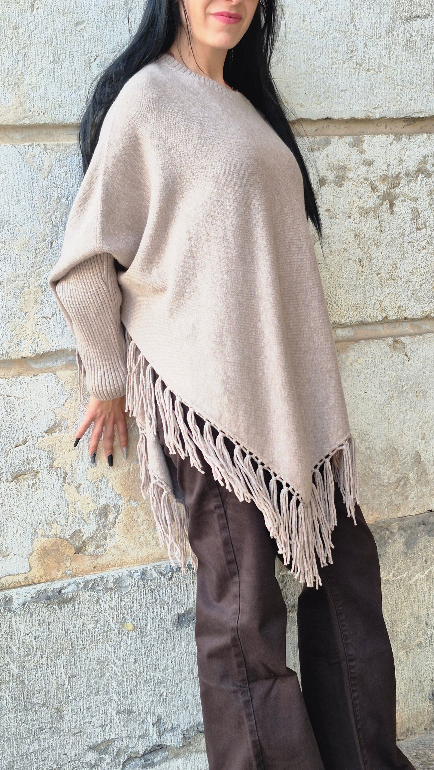 JERSEY PONCHO FLECOS