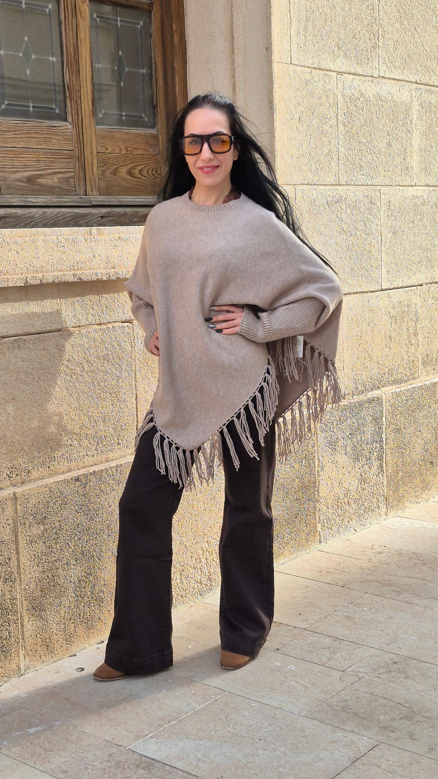 JERSEY PONCHO FLECOS