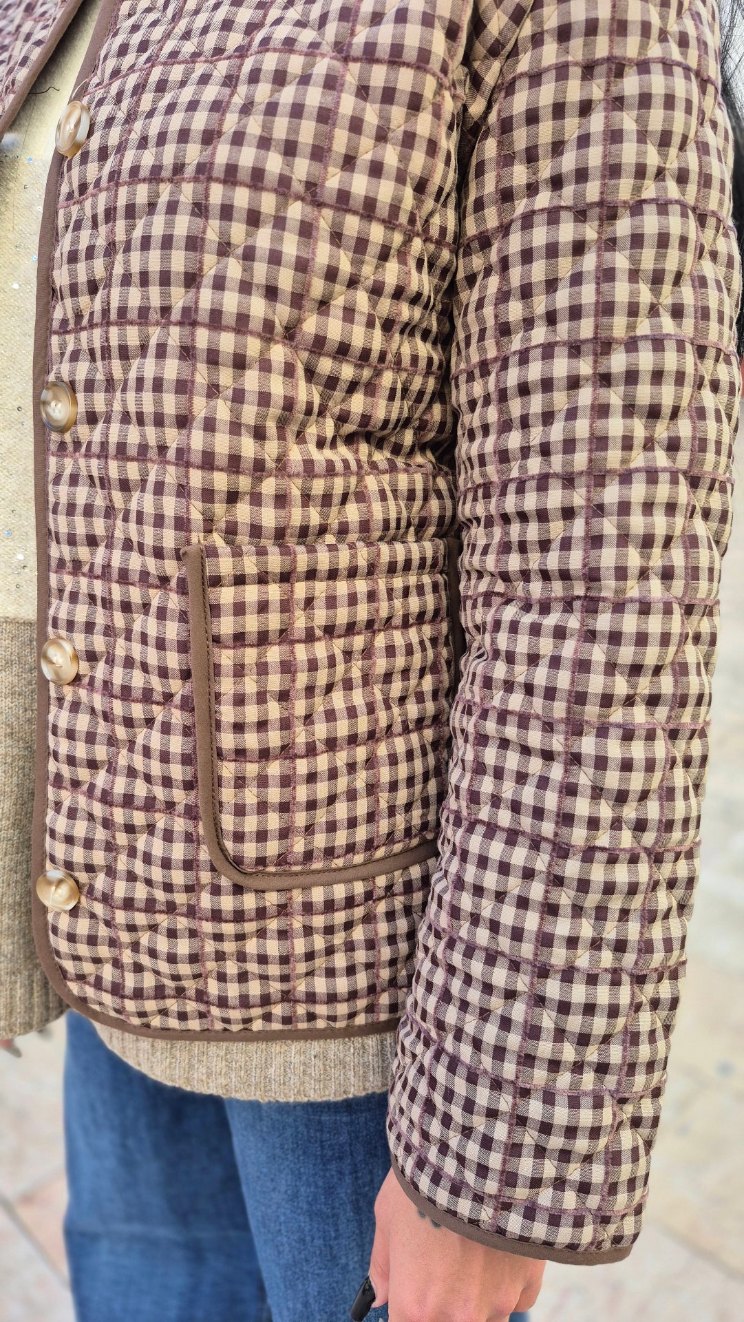 CHAQUETA CUADROS VICHY