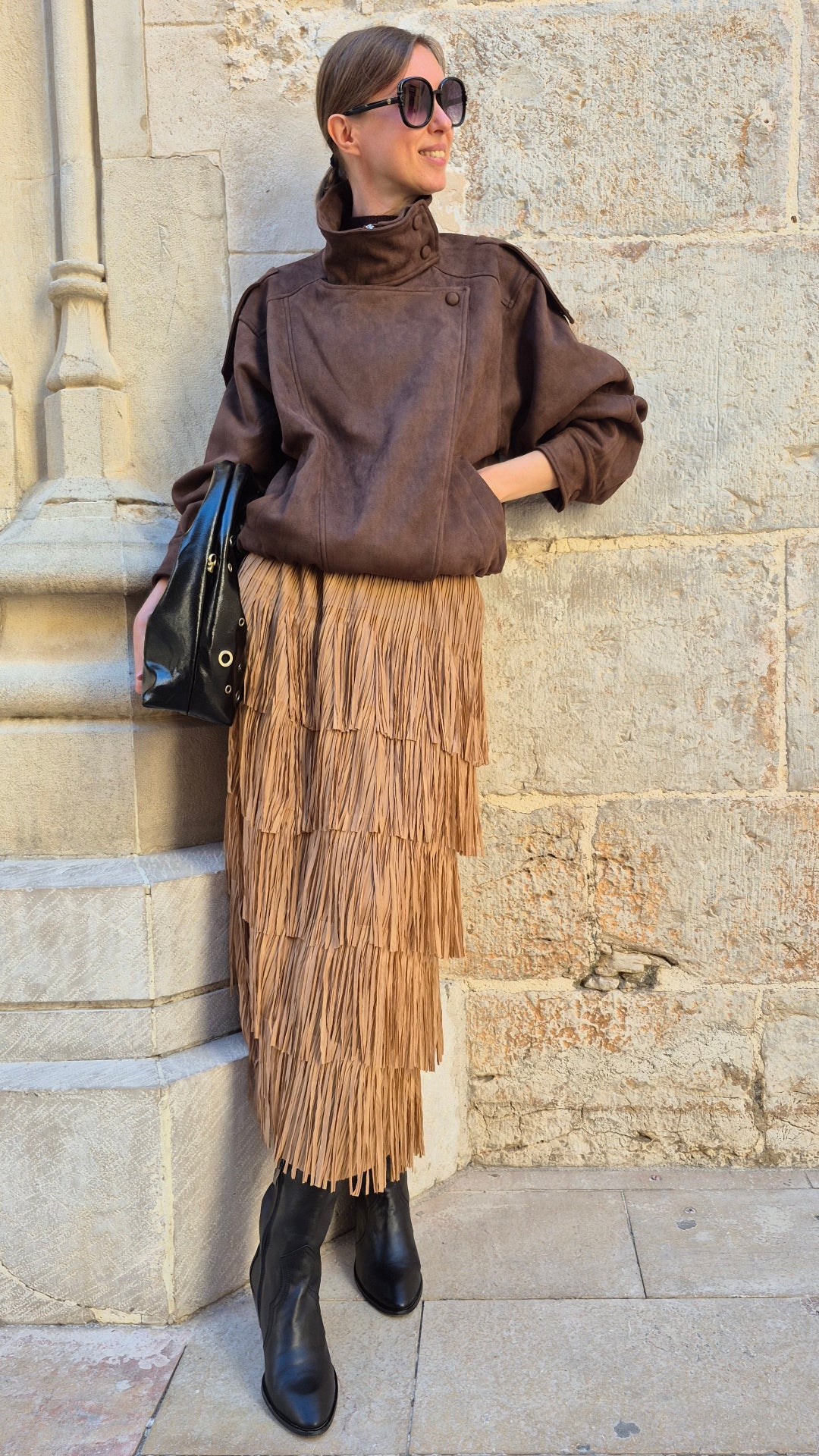 BOMBER ANTELINA (CHOCO)