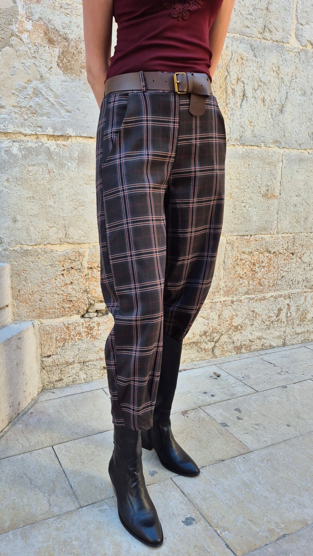 PANTALÓN CUADROS COMSET