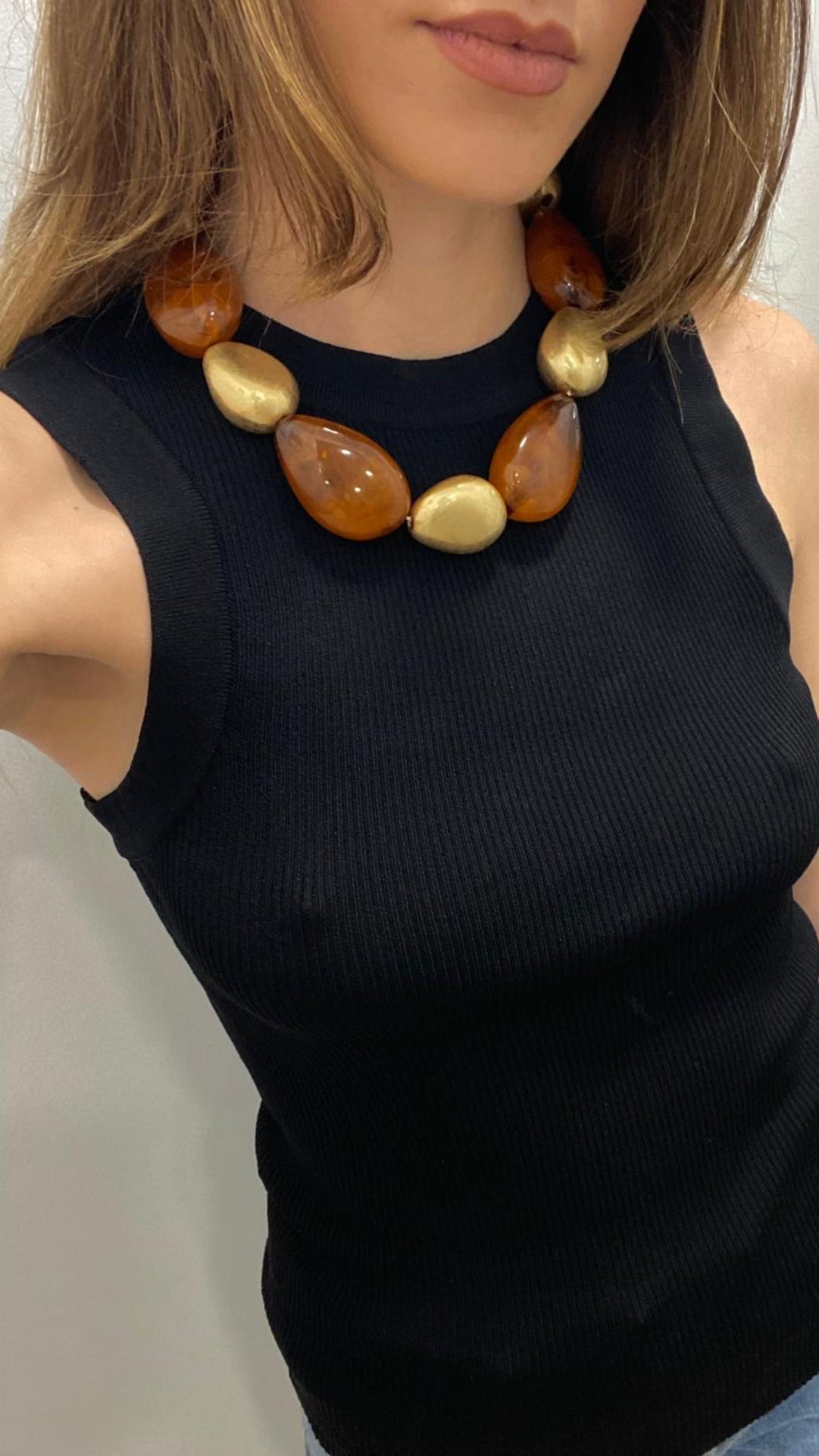 COLLAR PIEDRAS AMBAR