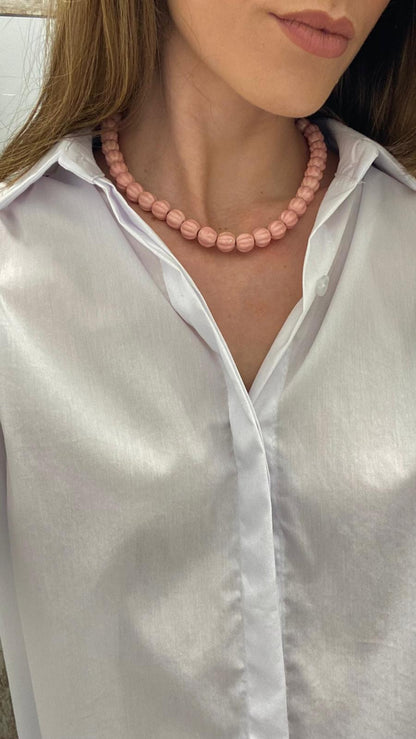 COLLAR BOLAS ROSA