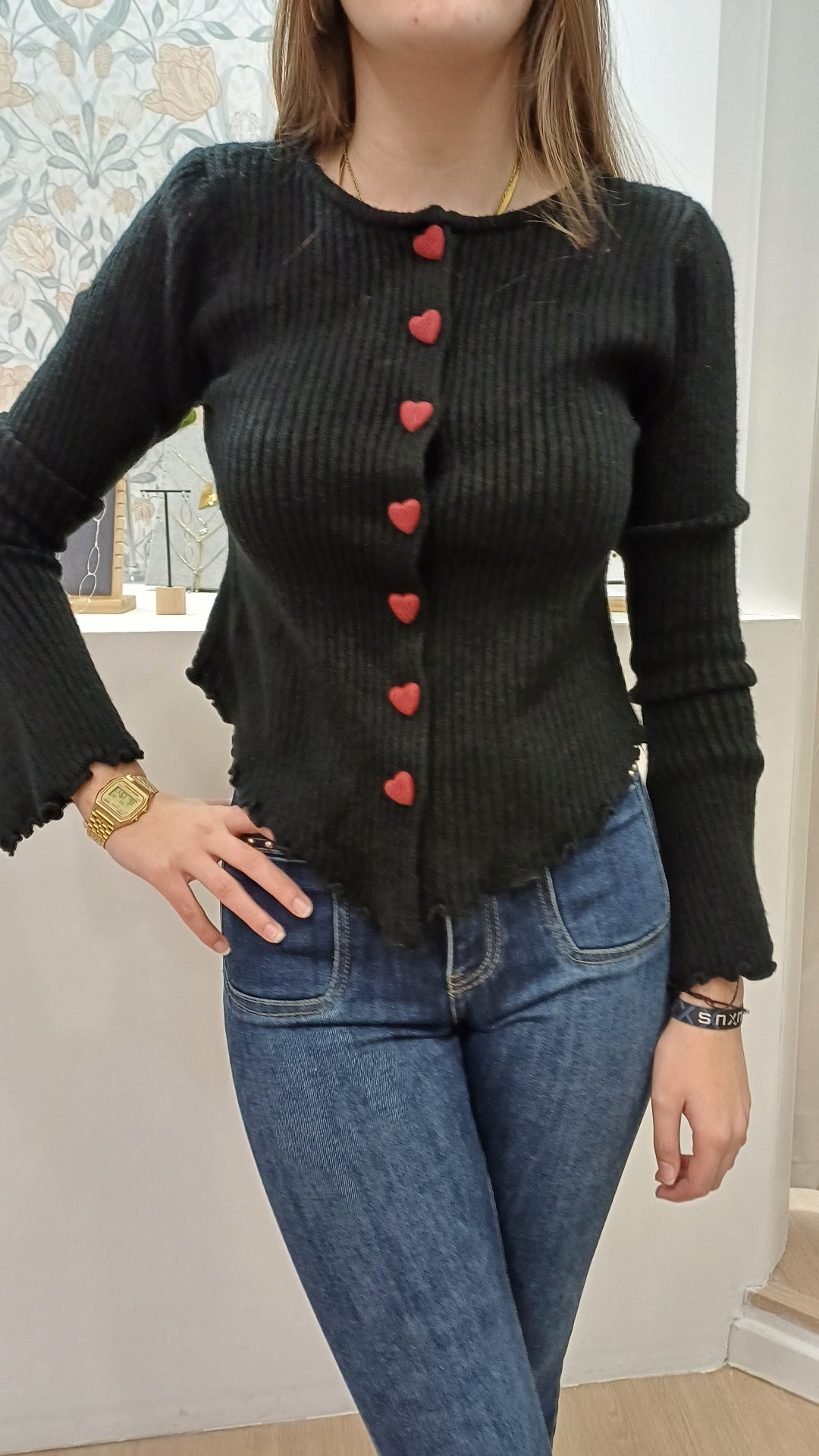 CHAQUETA BOTONES CORAZON