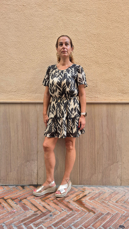 Vestido corto STRIPE