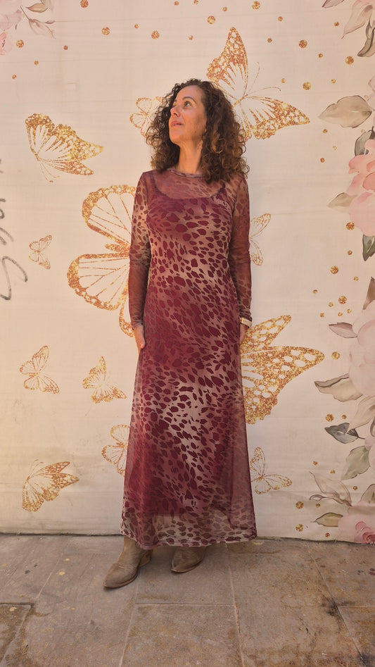 Vestido Animal Print GASA