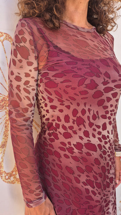 Vestido Animal Print GASA