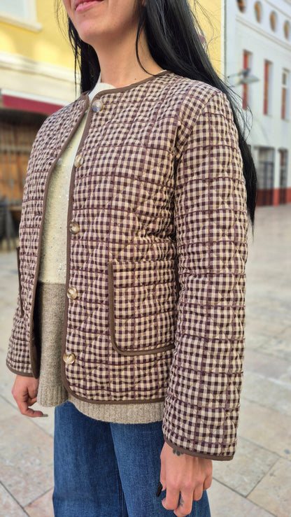 CHAQUETA CUADROS VICHY