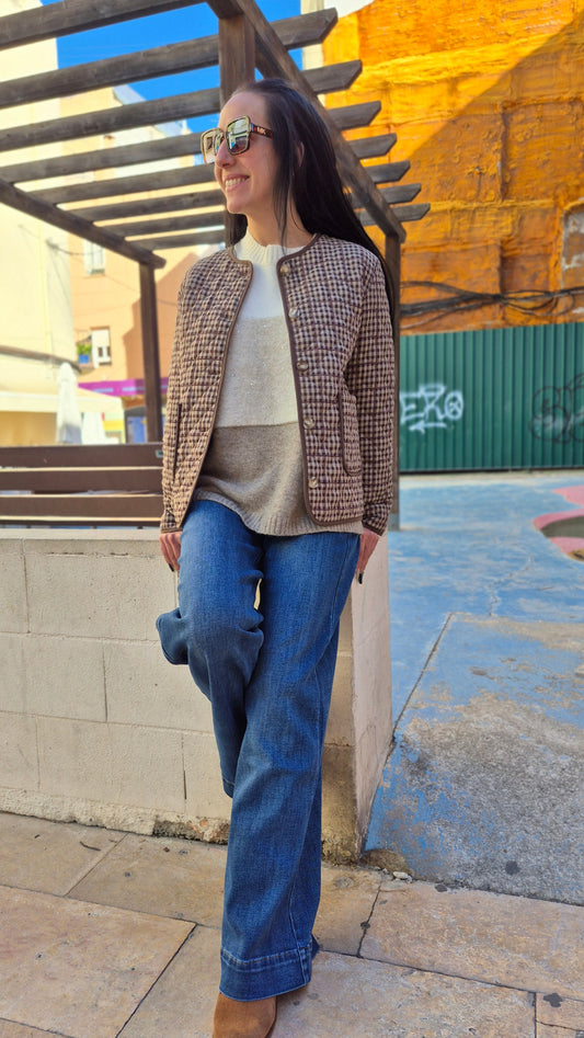 CHAQUETA CUADROS VICHY