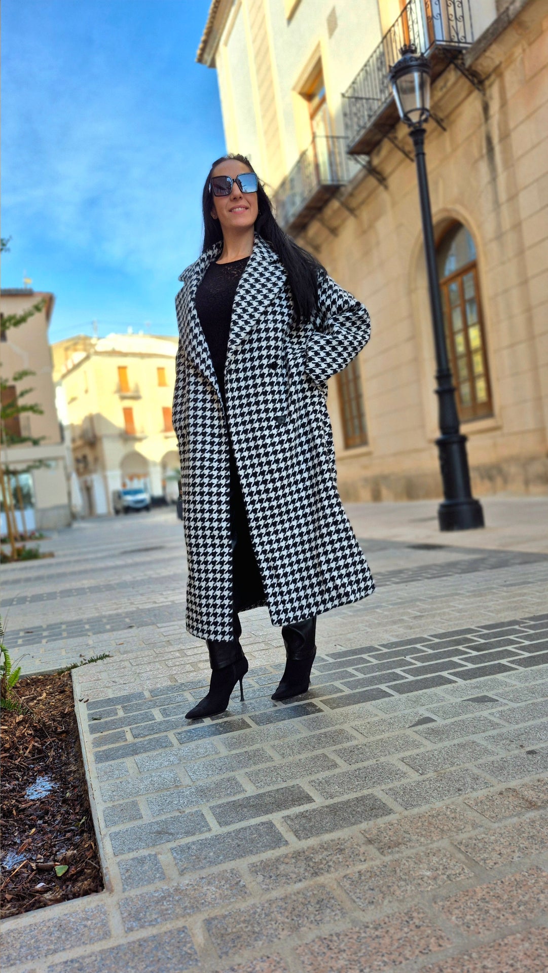 ABRIGO PATA DE GALLO