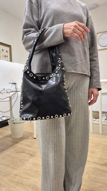 BOLSO POLIPIEL TACHUELAS