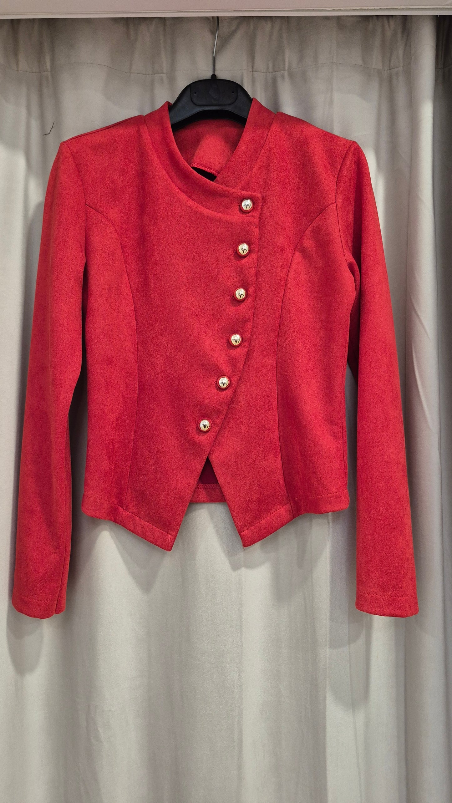 CHAQUETA  ANTELINA BOTONES DORADOS