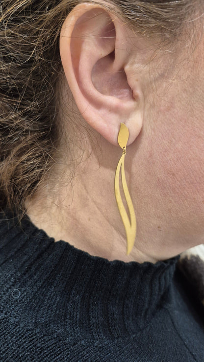 PENDIENTES LARGO HOJAS