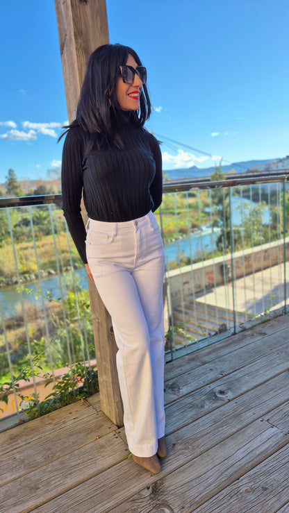 JERSEY CANALÉ NEGRO