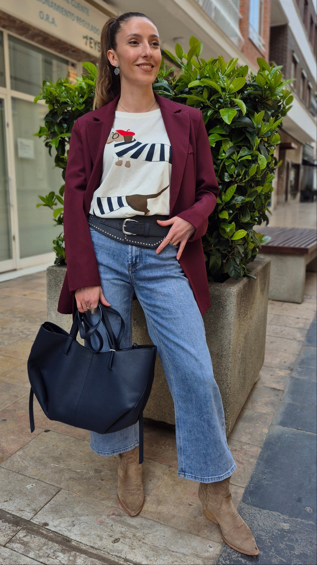 BLAZER BURDEOS