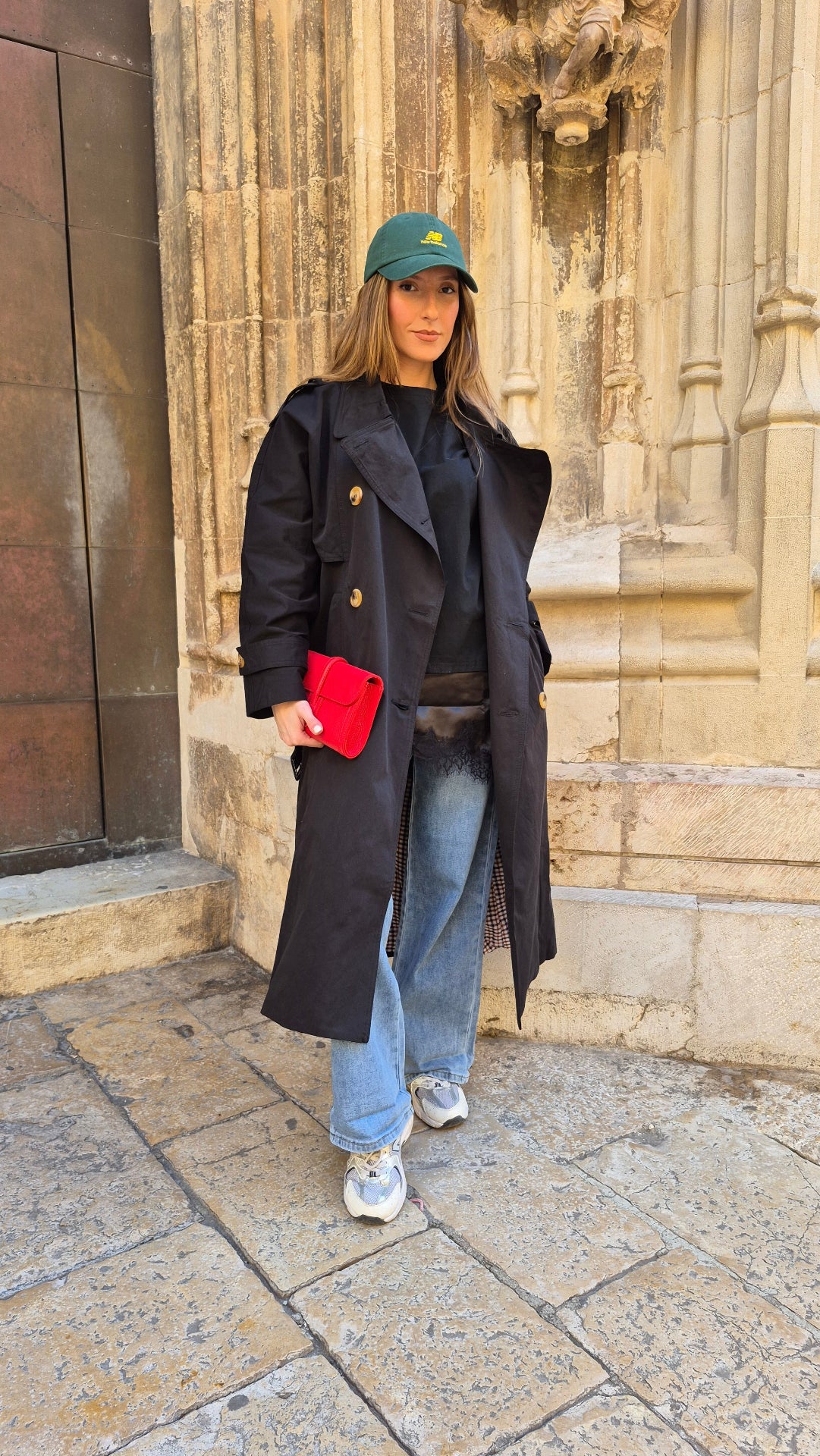 BOLSO DE PIEL MILANO ROJO