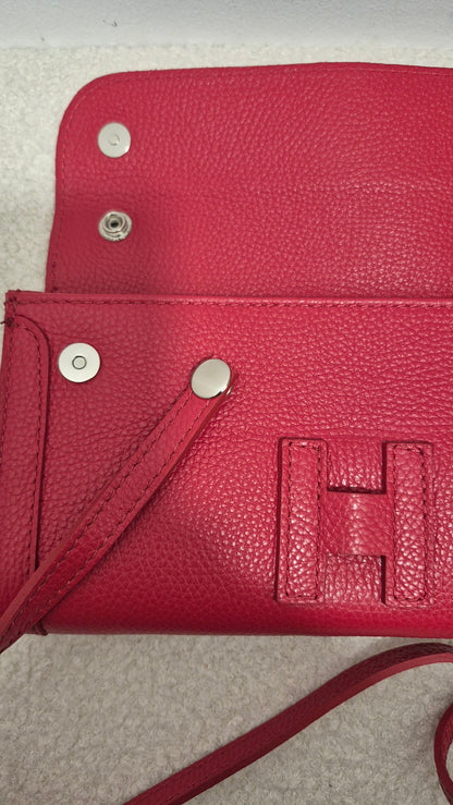 BOLSO DE PIEL MILANO ROJO