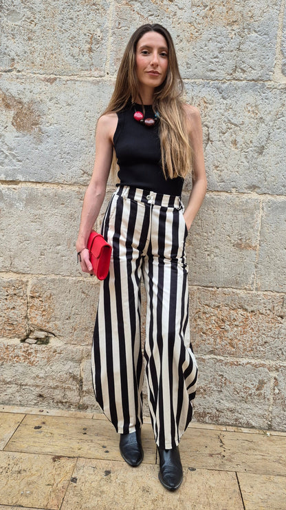 PANTALON BALLON RAYAS