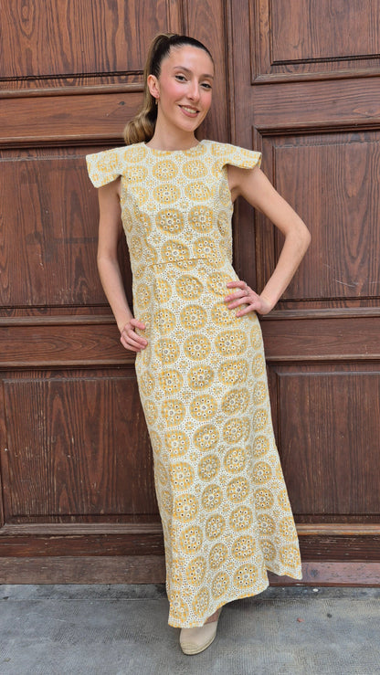 VESTIDO BROCADO COVADONGA