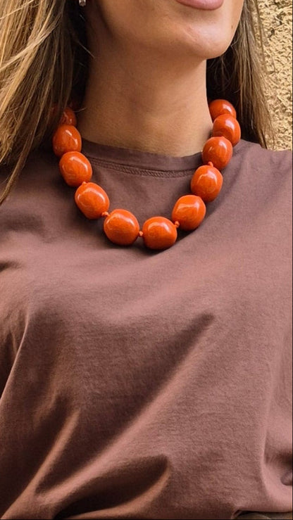 COLLAR LORAINE NARANJA