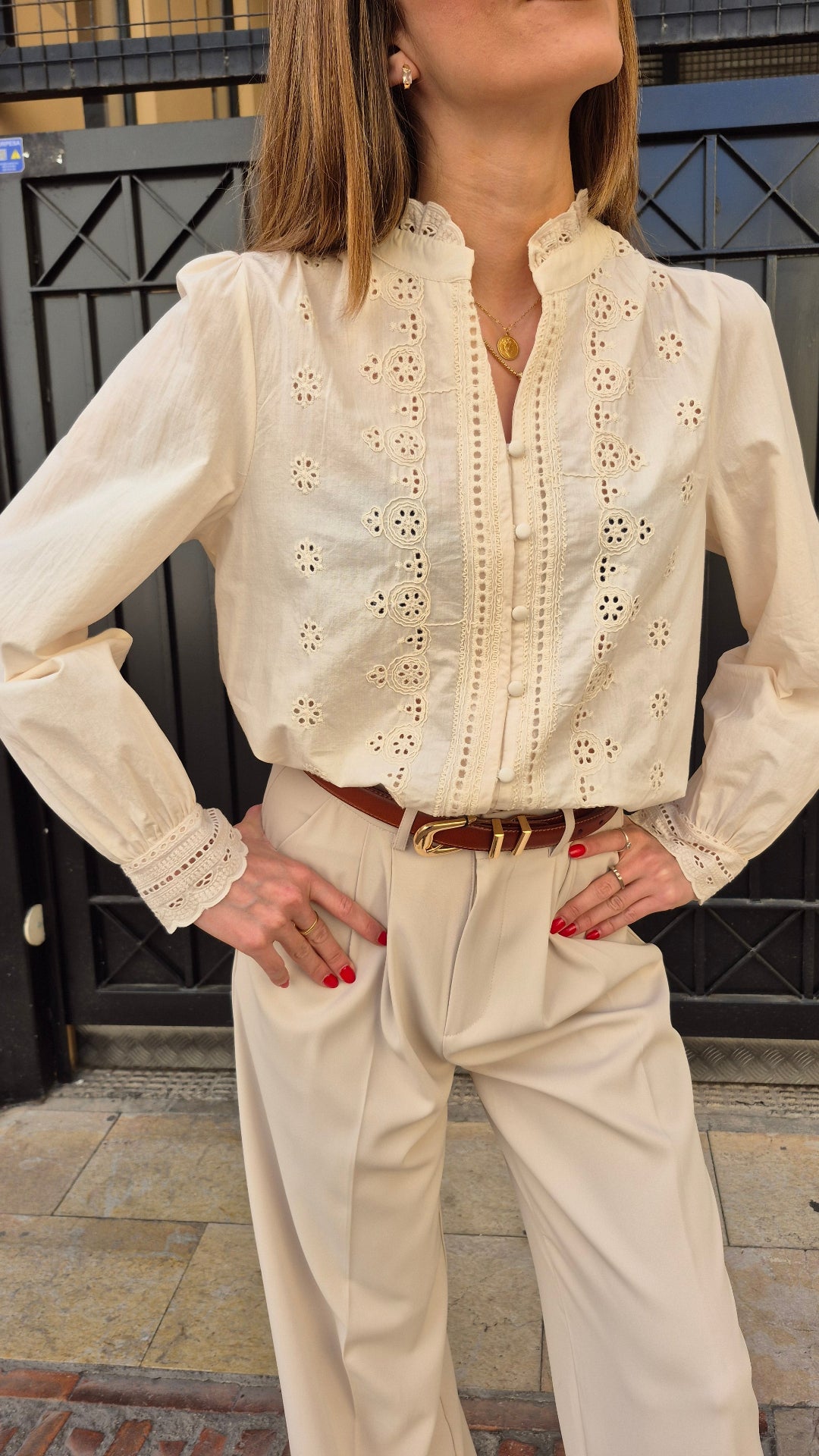 CAMISA TOSCANA BEIGE