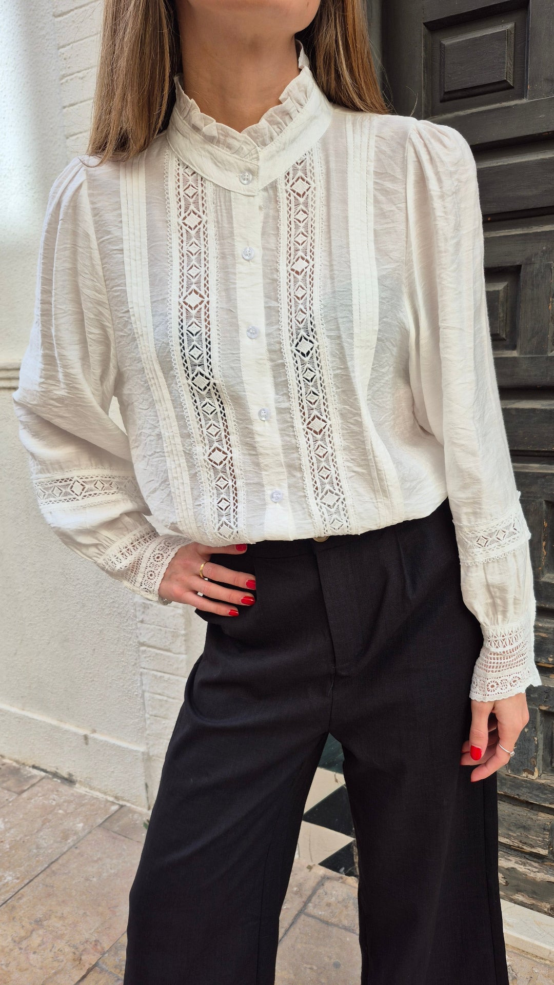 CAMISA BORDADA ITZIAR