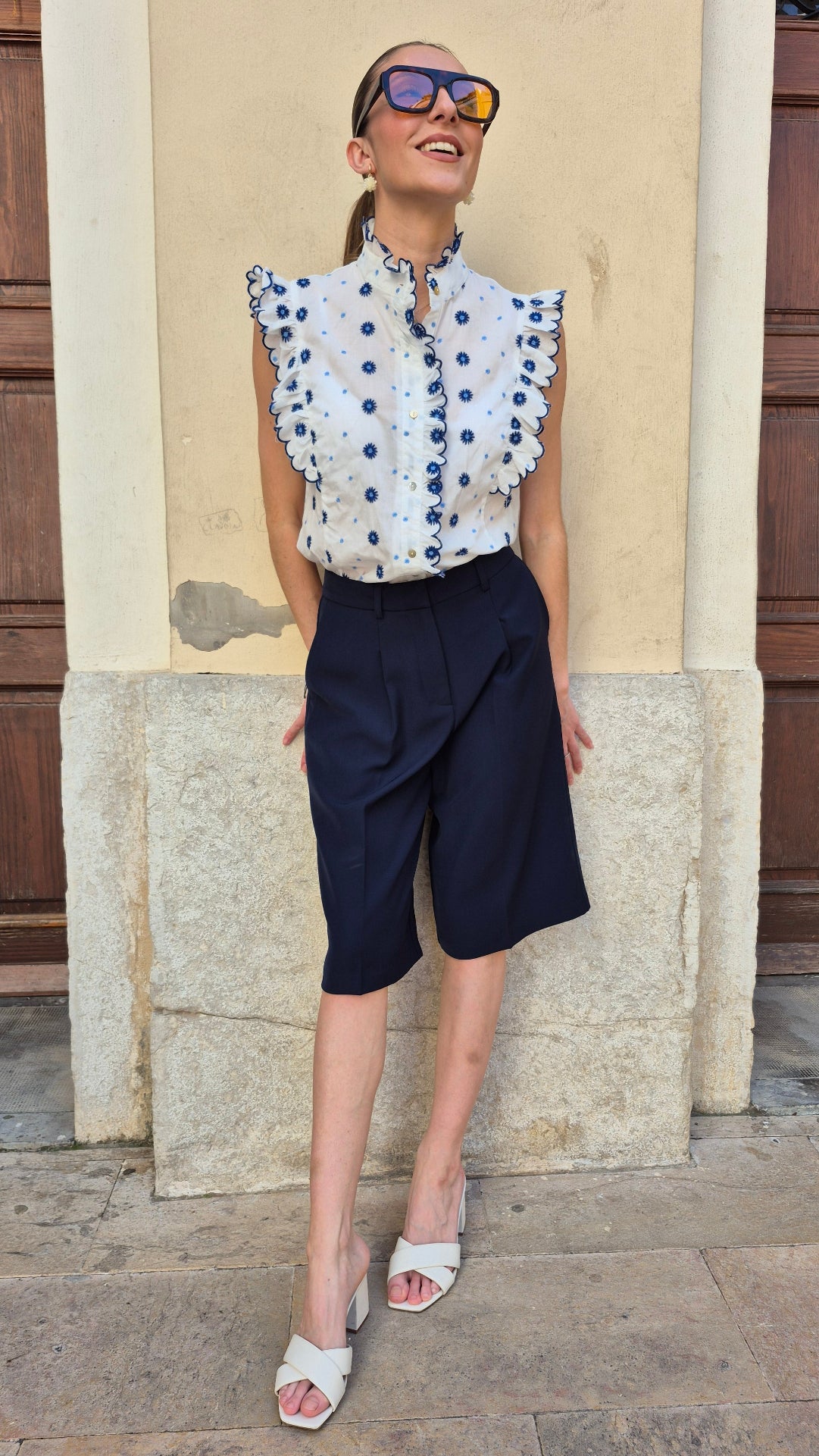 BERMUDAS STYLE AZUL MARINO
