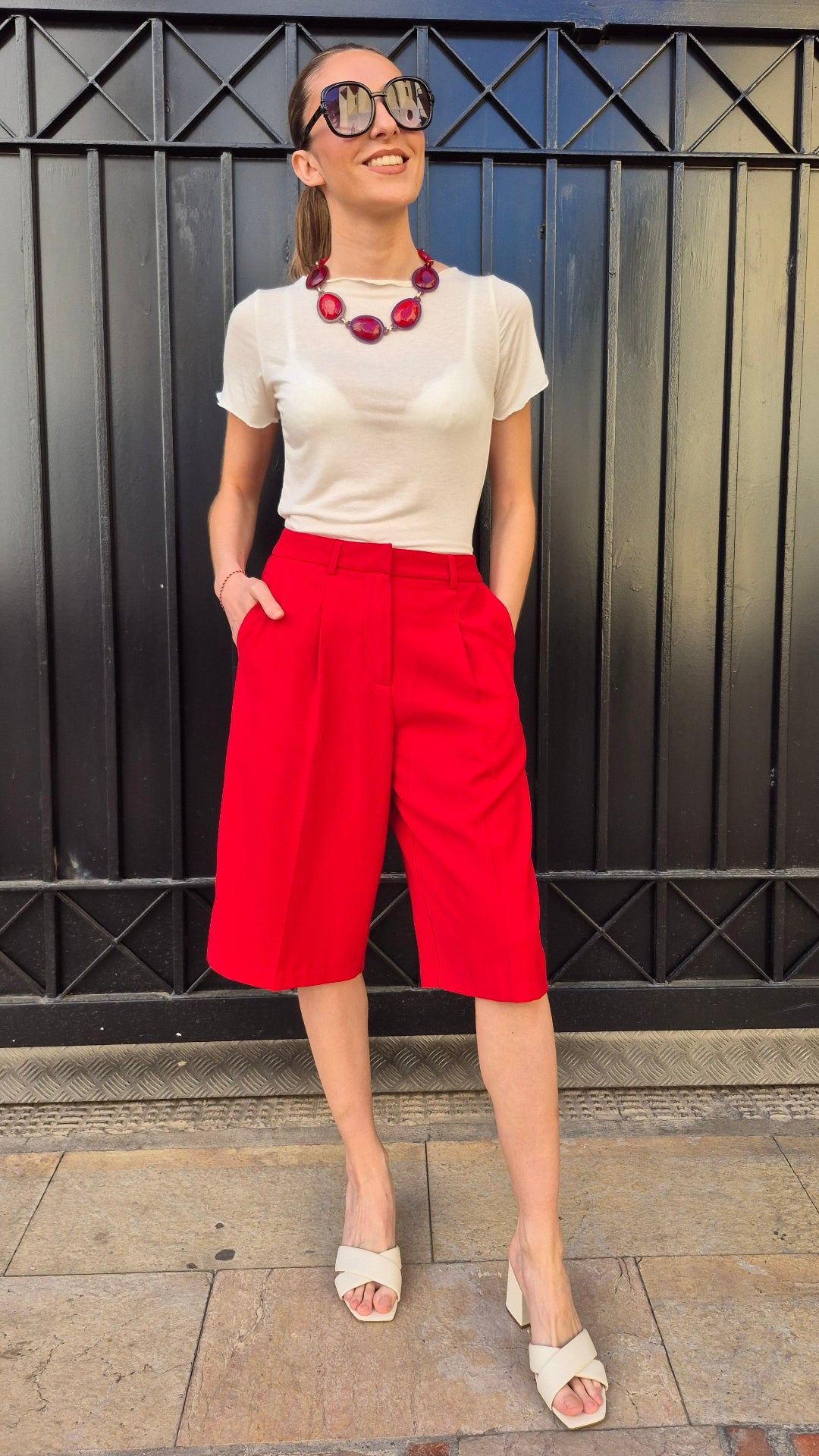 BERMUDAS STYLE ROJO