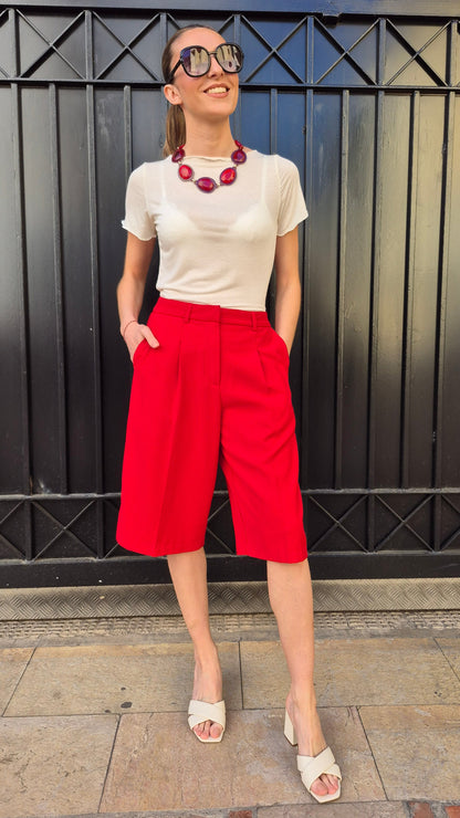 BERMUDAS STYLE ROJO
