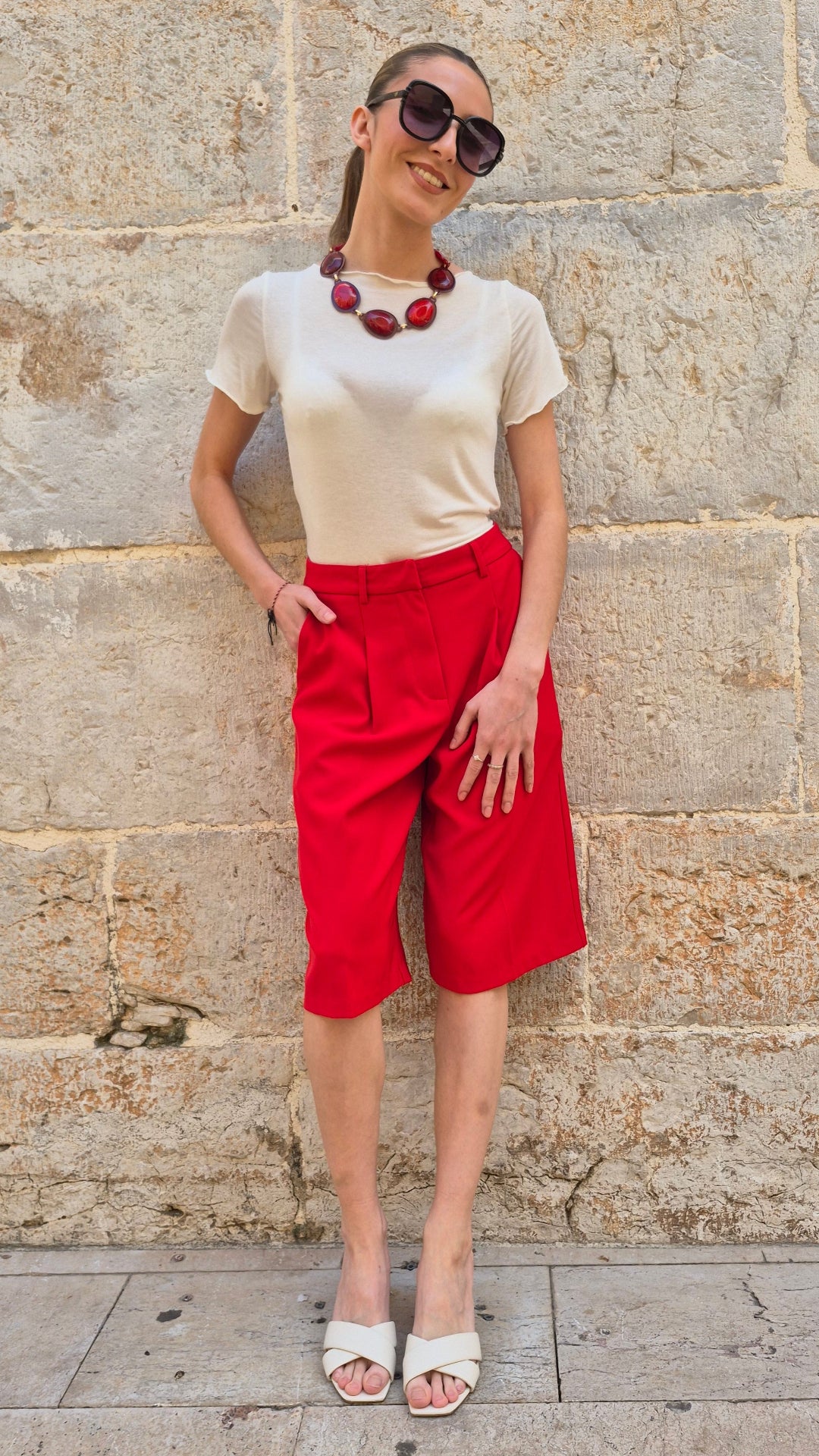BERMUDAS STYLE ROJO