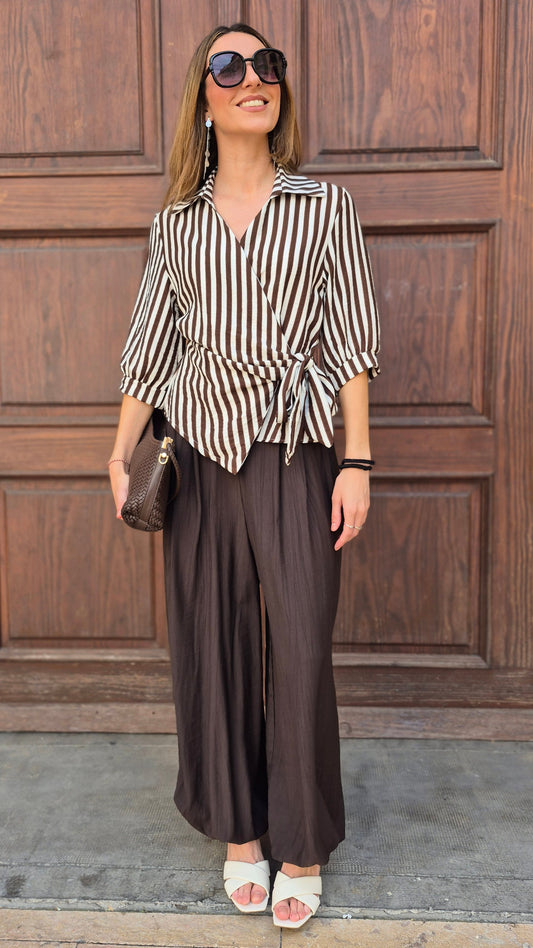 PANTALÓN BALLOON CHOCO