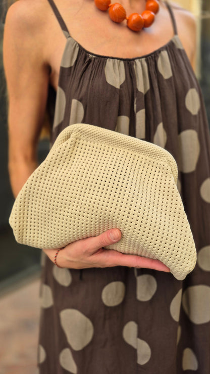 BOLSO CLUTCH BEIGE