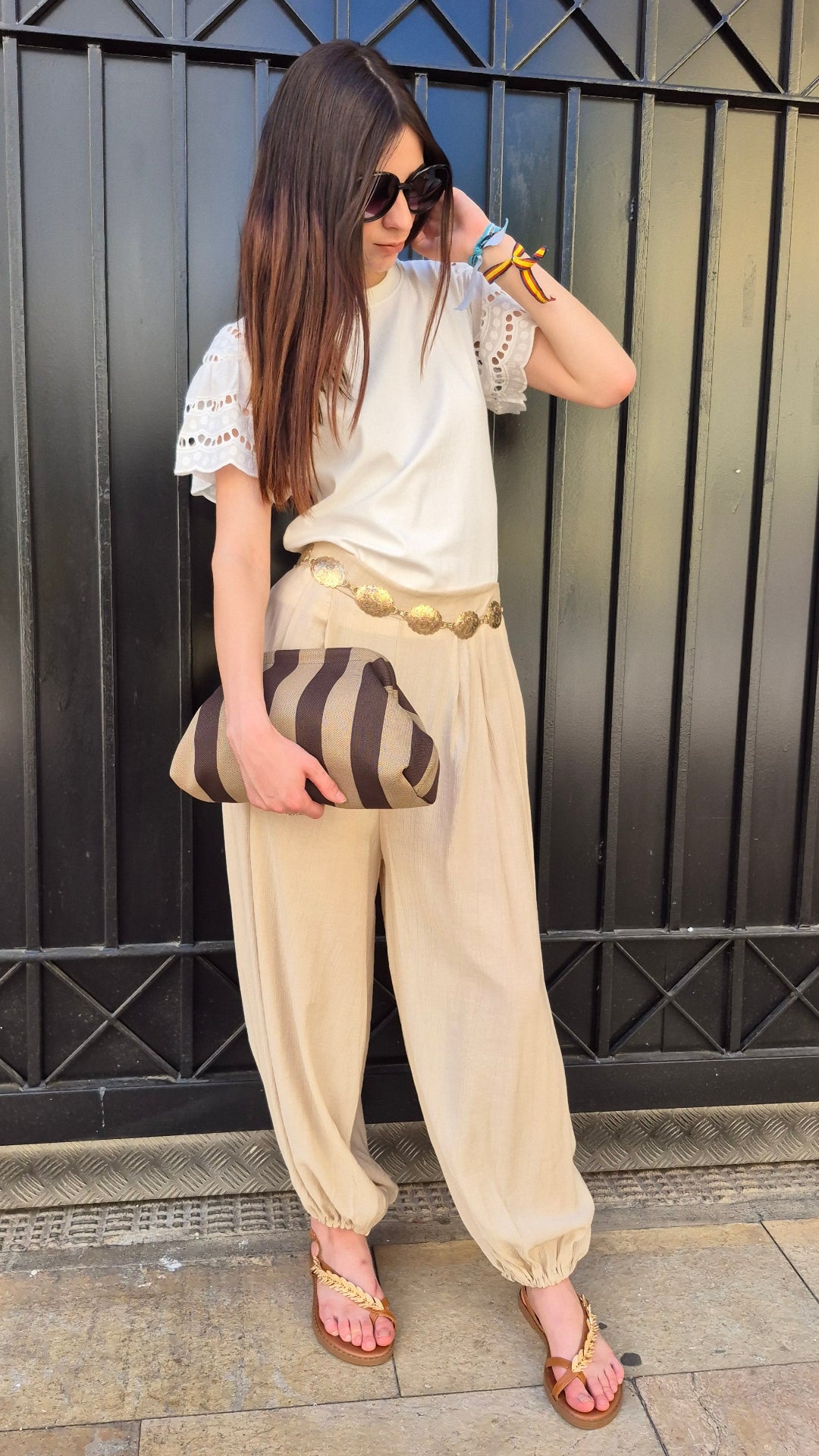 PANTALÓN BALLOON BEIGE