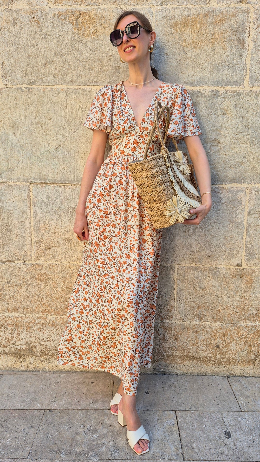 VESTIDO LARGO FLORES