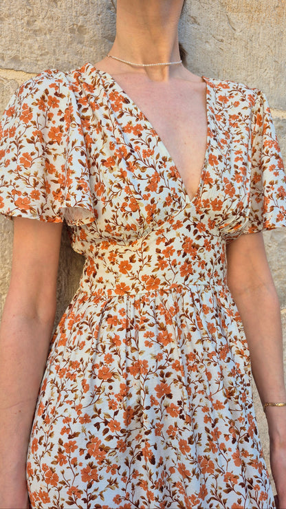 VESTIDO LARGO FLORES