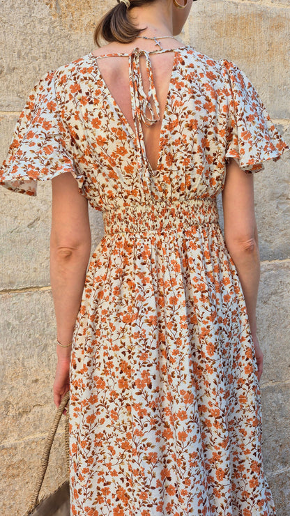 VESTIDO LARGO FLORES