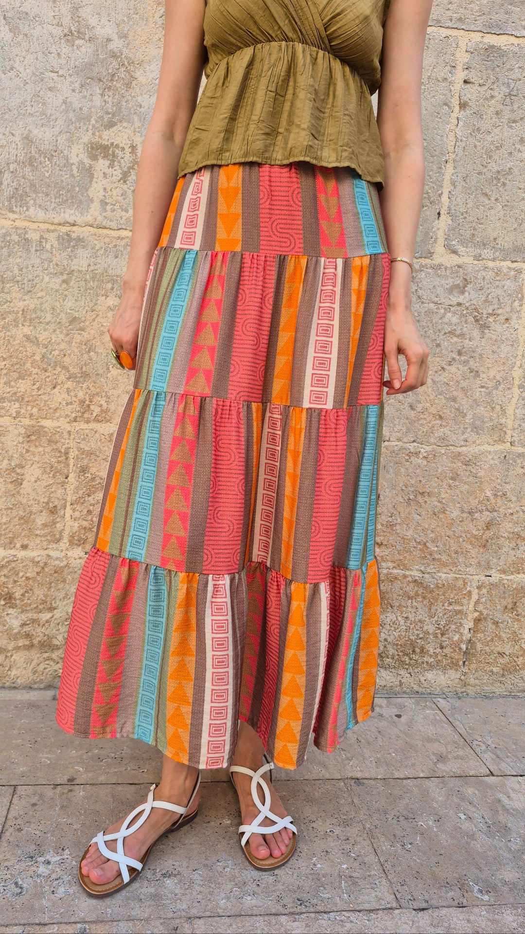 FALDA ESTAMPADA PANAMÁ