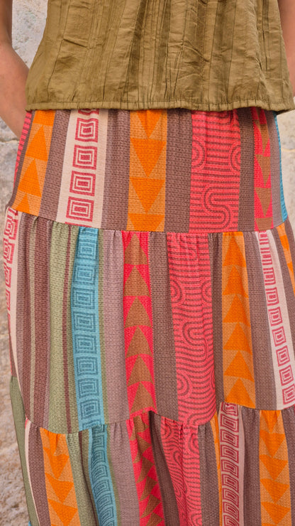 FALDA ESTAMPADA PANAMÁ