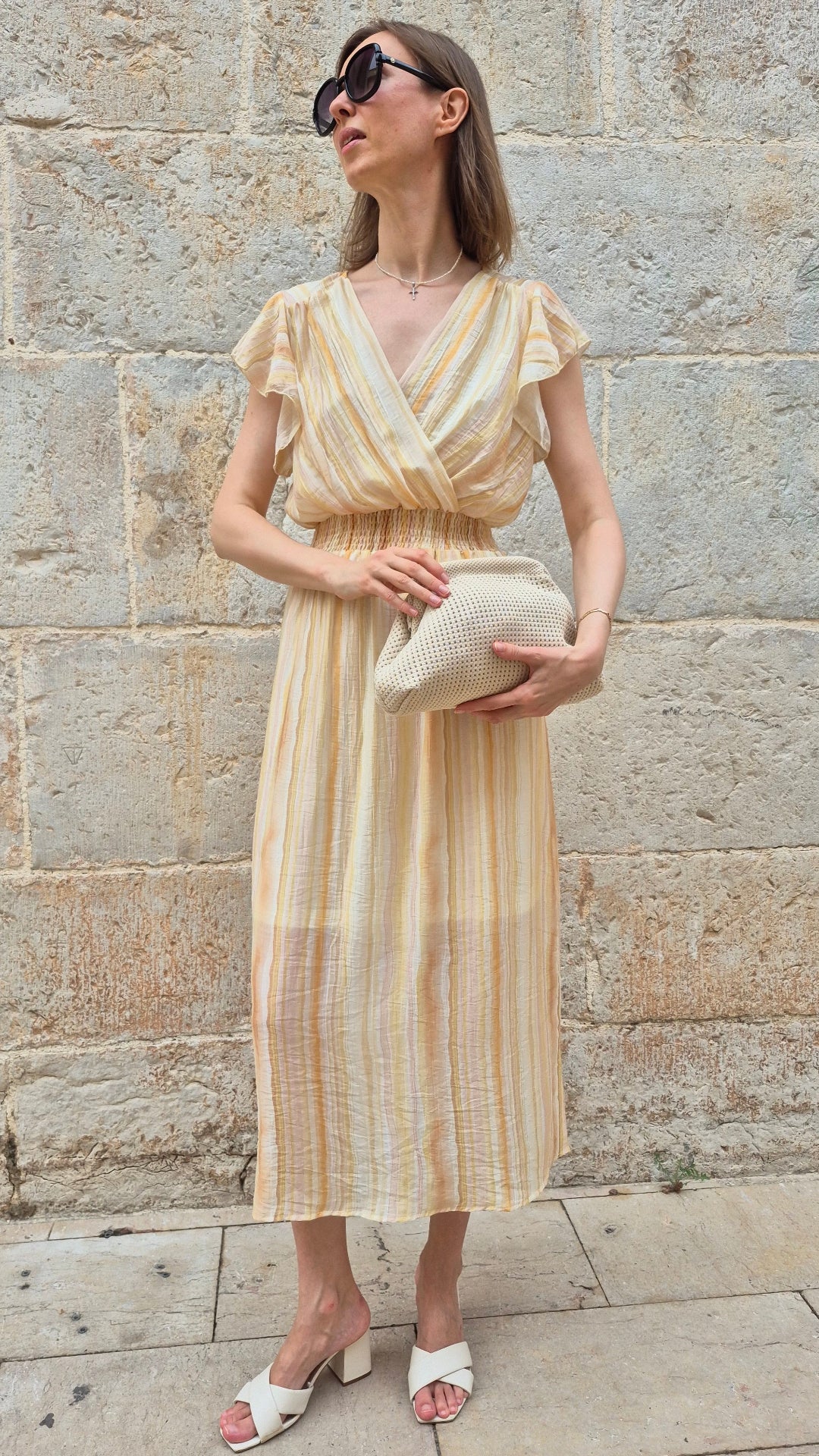 VESTIDO FRUNCE MALENA