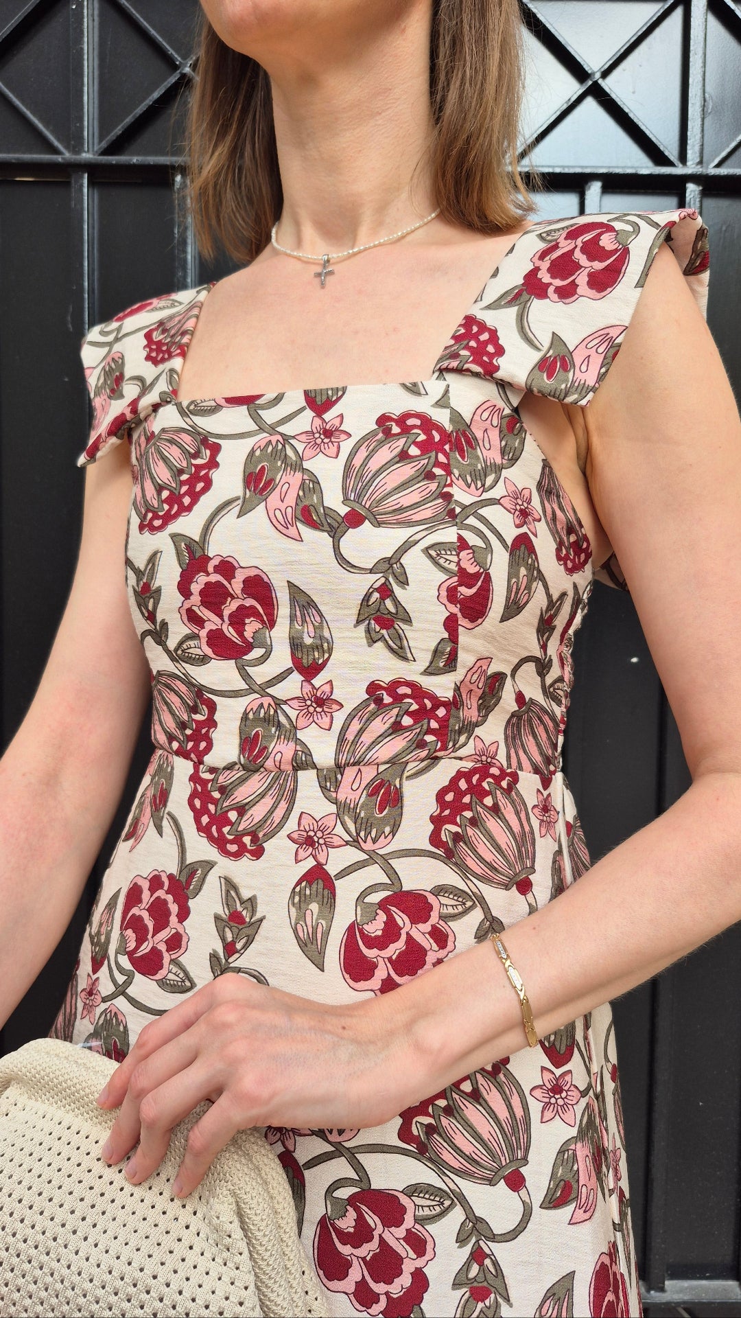 VESTIDO ESTAMPADO CATALINA (BEIGE)
