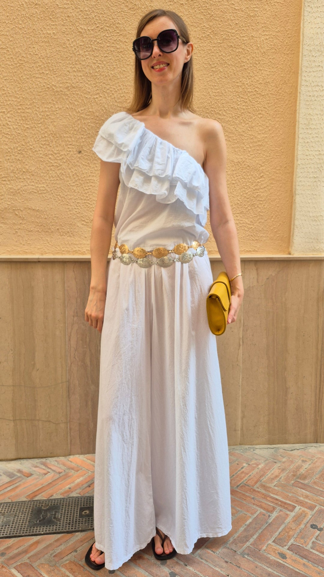 BLUSA VOLANTES CARMINA (BLANCA)