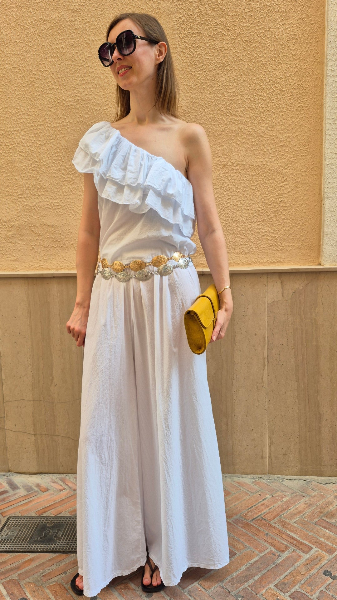 PANTALÓN PATA ANCHA CARMINA (BLANCO)