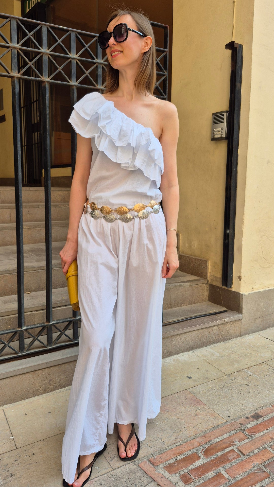 BLUSA VOLANTES CARMINA (BLANCA)